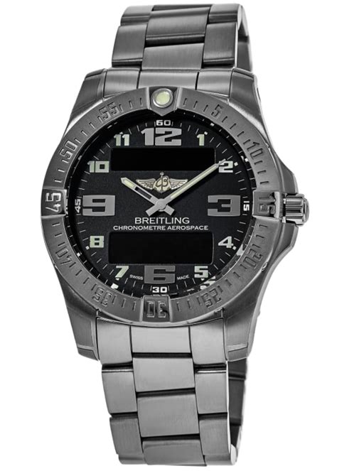 breitling professional aerospace evo titanium men's watch|More.